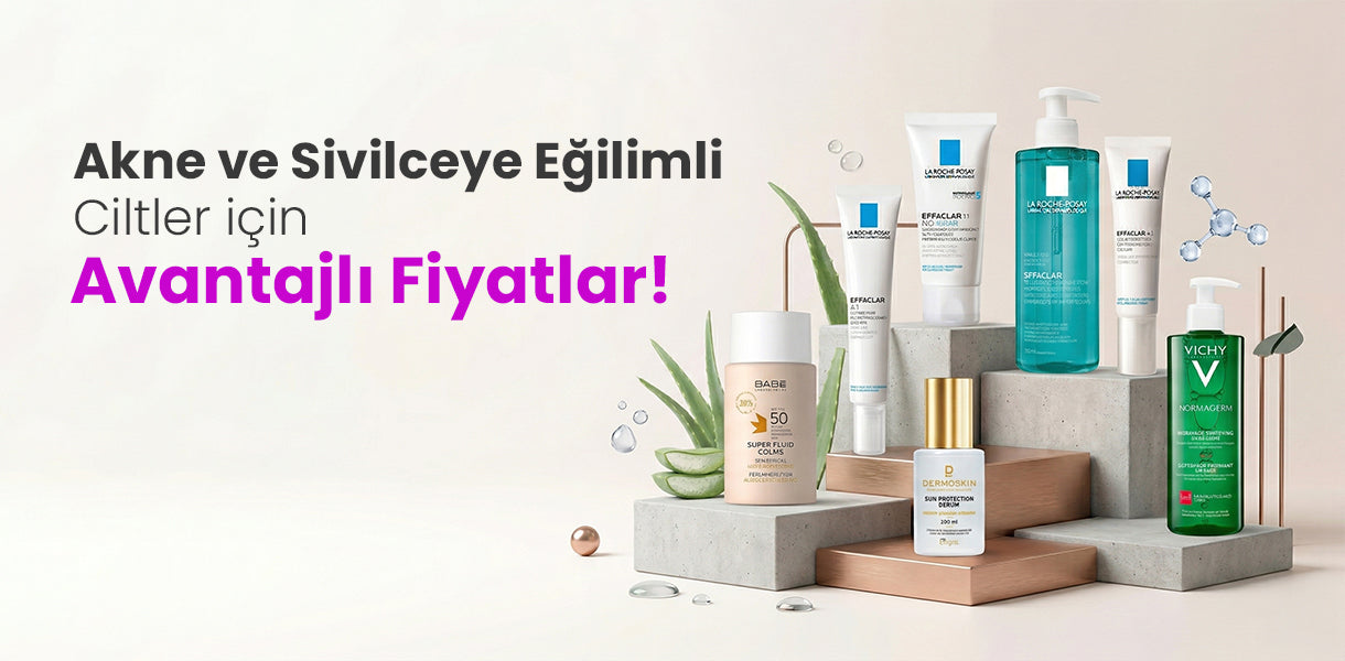 Akne ve Sivilceye Eğilimli Cilt Bakım