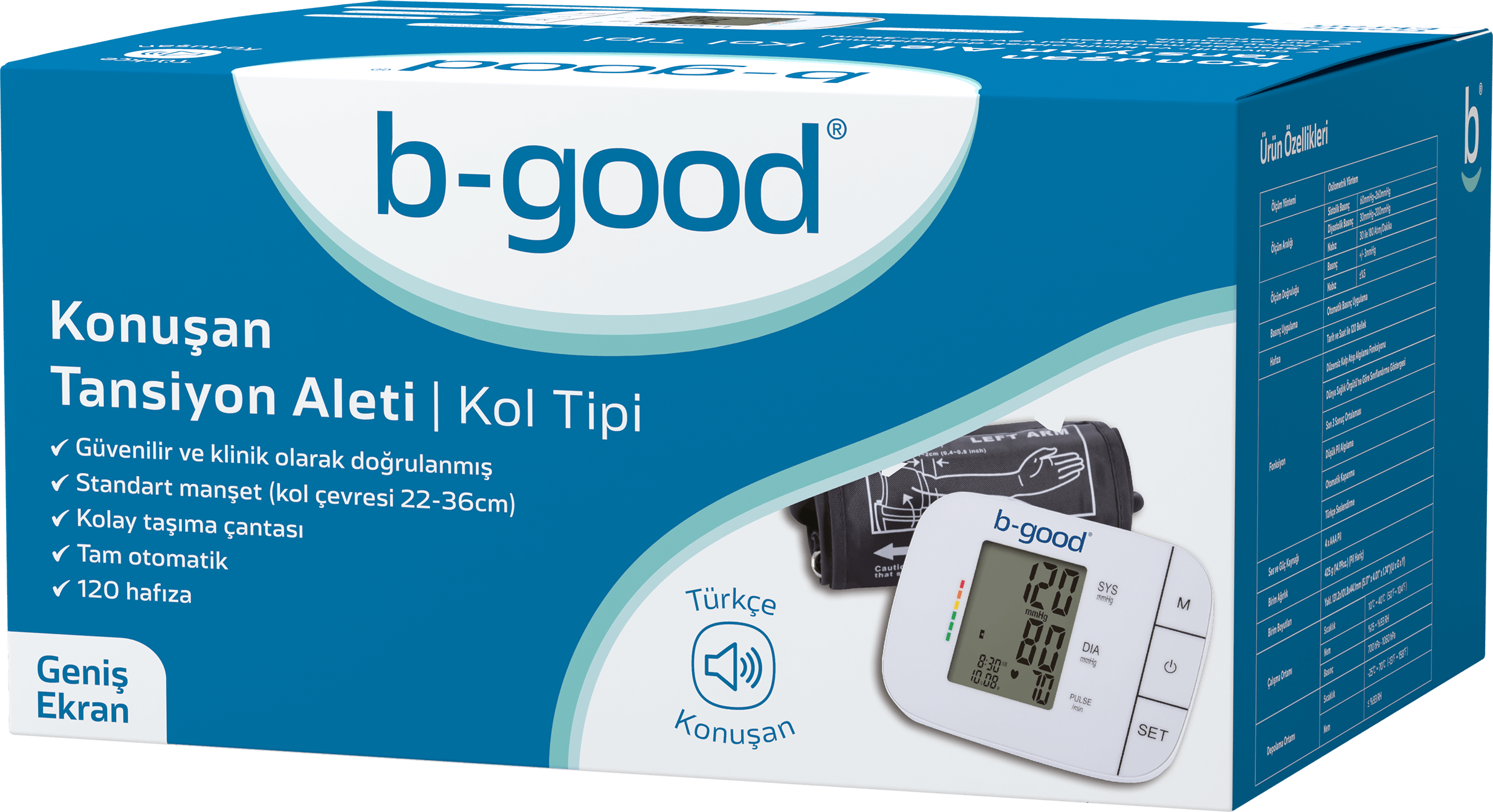 B-Good Koldan Ölçen Konuşan Tansiyon Aleti