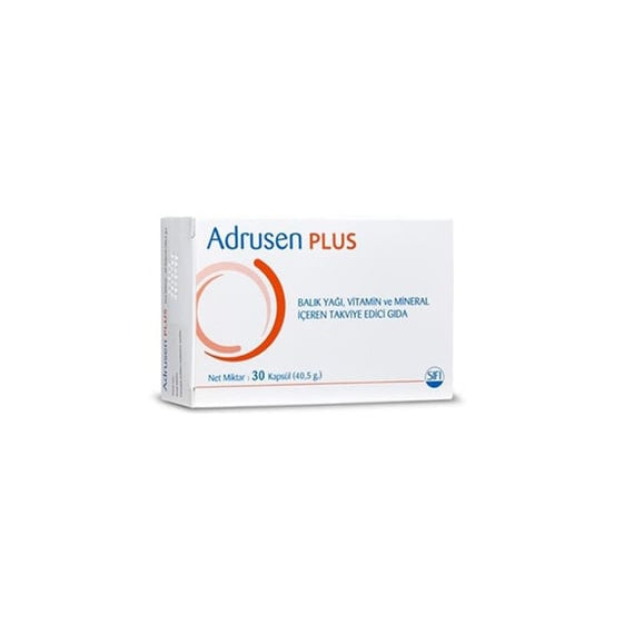 Adrusen PLUS 30 Kapsül Balık YAĞI Vitamin Mineral