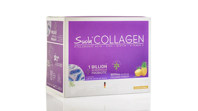 Suda Collagen Ananas Aromalı 30 x 10 gr Toz Saşe