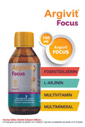 Argivit Focus 150ML Fosfotidilserin L-Arjinin Multivitamin VE Multimineral Içeren ORAL Solüsyon