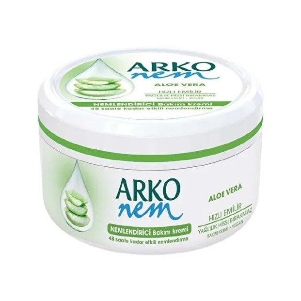 Arko Nem Aloe Vera Özlü 300ml Nemlendirici Bakim Kremi
