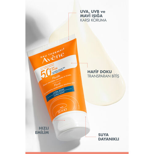 Avene Fluide Spf50+ 50Ml Ultra Light