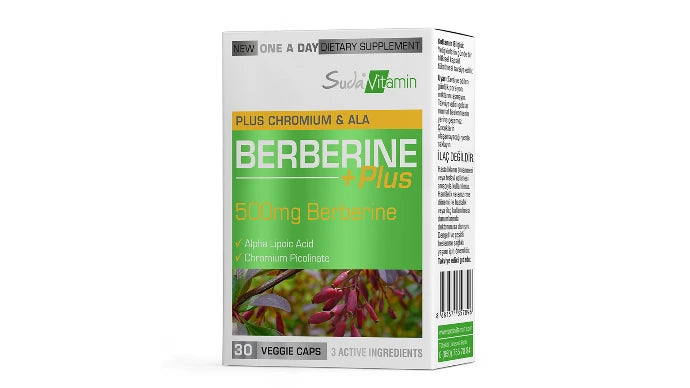 Suda Vitamin Berberine Plus Karamuk Ekstresi 30 Kapsül