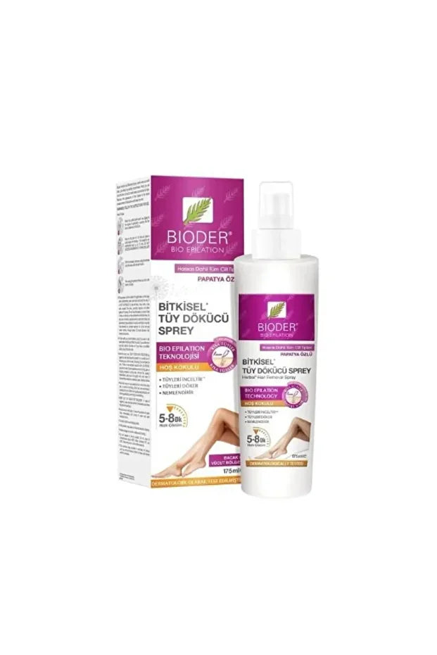 Bioder Bio Epilation Bitkisel Tüy Dökücü Sprey Kadin 175ml