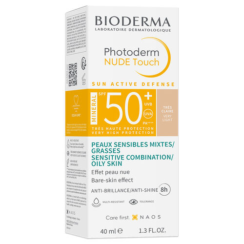 Bioderma Photoderm Nude Touch Very Light Spf50+ 40ml