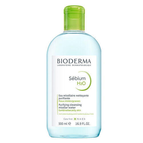 Bioderma Sebium H2O 500 ml Karma & Yağlı Ciltler için Arındırıcı Micellar Water