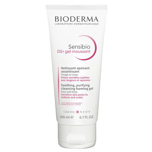 Bioderma Sensibio DS+ Foaming Gel Bioderma Sensibio DS+ Gel Moussant Yağlı Pullanma Karşıtı Arındırıcı Temizleme Jeli 200 ml