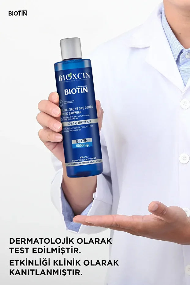 Bioxcin Biotin 5000mcg 60 Tablet+biotin Sampuan 300 Ml Kofre