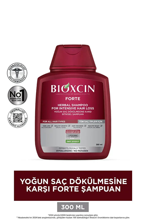 Bioxcin Forte Yogun Saç Dökülmesine Karsi Sampuan 300ml 3 Al 2 Öde