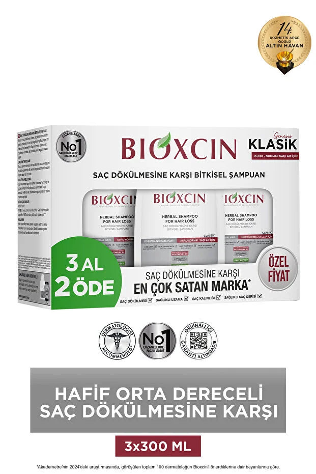 Bioxcin Genesis Kuru Normal Saç Sampuan 3al 2 Öde