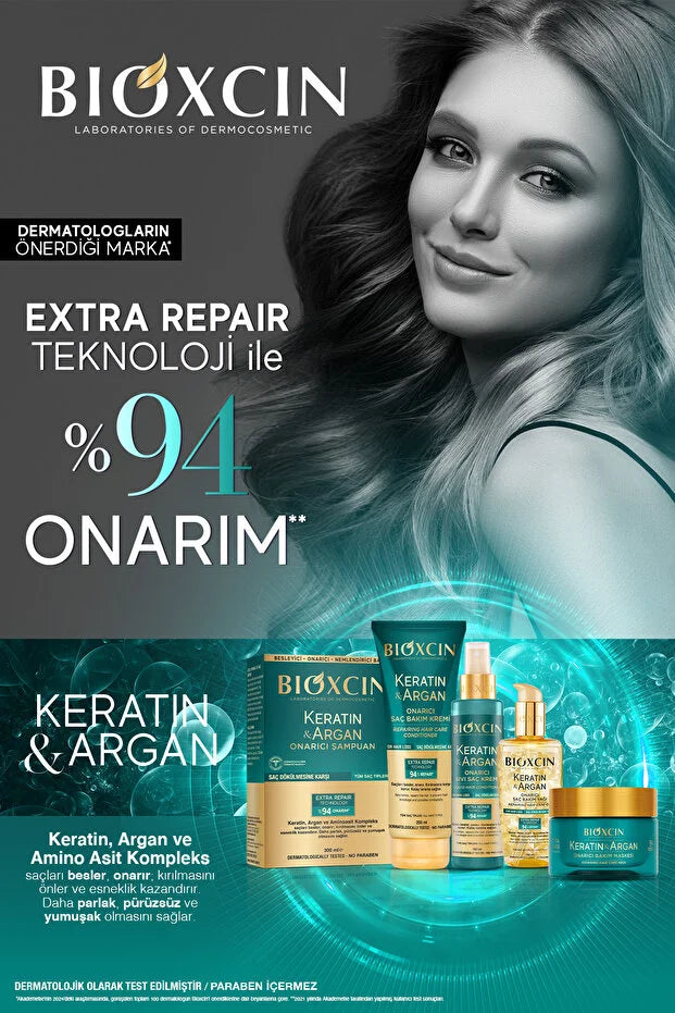 Bioxcin Keratin Argan Onarici Sampuan 300ml