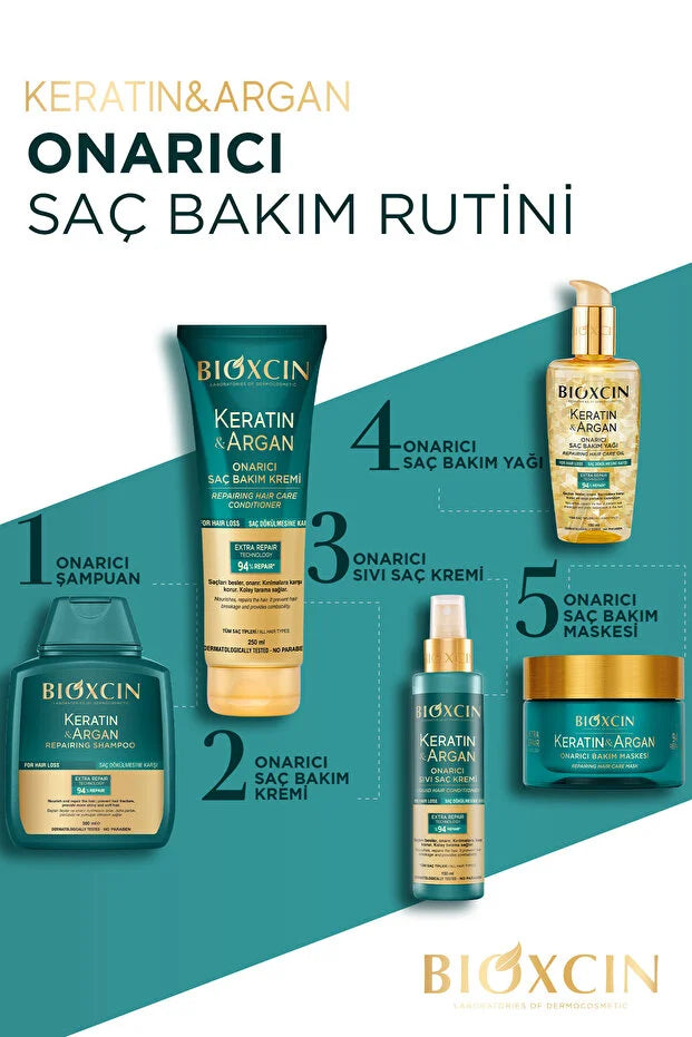 Bioxcin Keratin Argan Onarici Sampuan 300ml