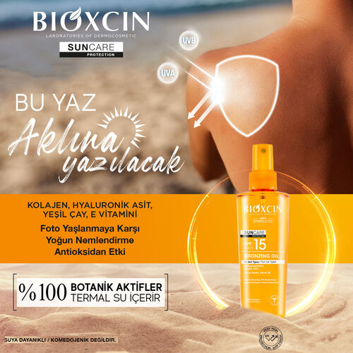 Bioxcin Suncare Spf15 Bronzlastirici 200ml Günes Yagi