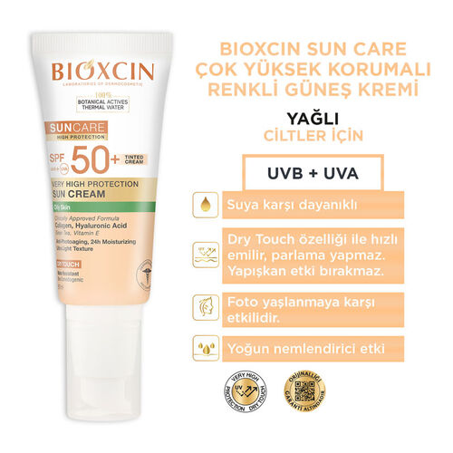 Bioxcin Sun Care Spf50+ Yagli Ciltler Çok Yüksek Korumali Günes Kremi 50ml