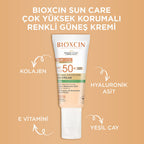 Bioxcin Sun Care Spf50+ Yagli Ciltler Çok Yüksek Korumali Günes Kremi 50ml