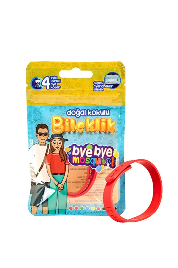 Bye Bye Mosquito Sivrisinek Kovucu Bileklik Yetişkin Dogal Kokulu