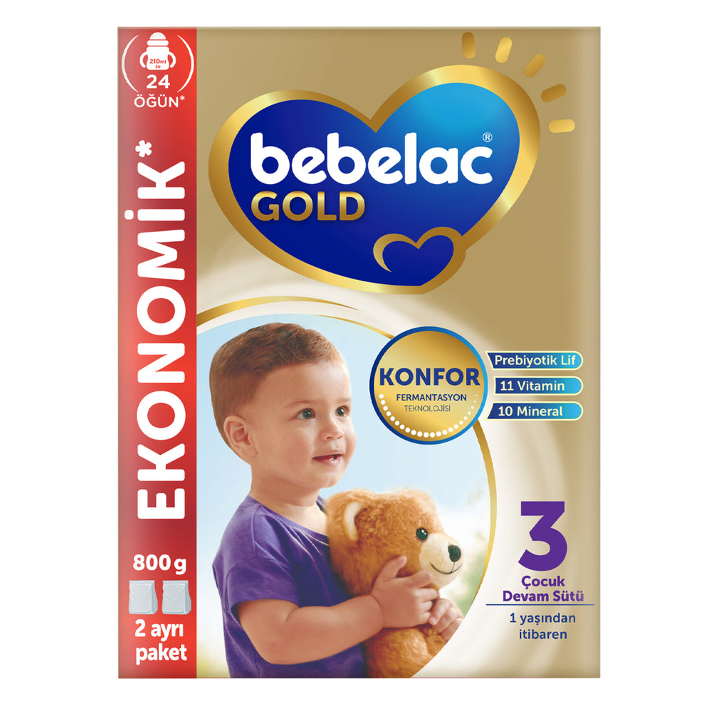 Bebelac Gold 3 1 Yaşından İtibaren Çocuk Devam Sütü (800 gr)