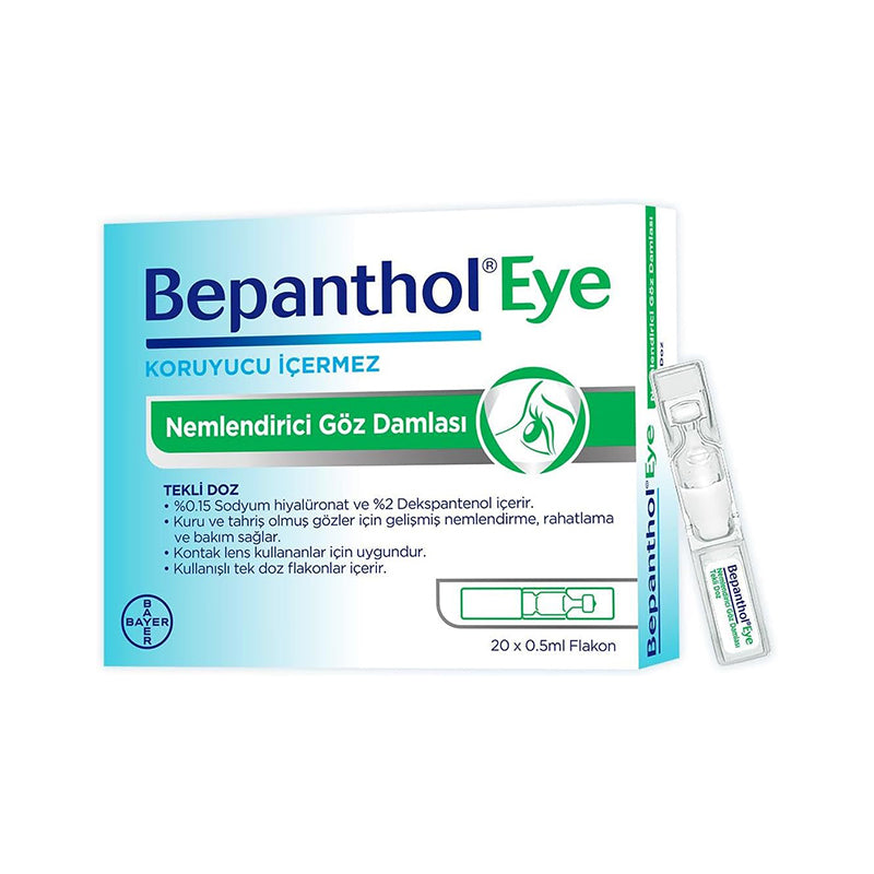 Bepanthol Eye Nemlendirici Göz Damlası (20 x 0,5 ml Flakon)