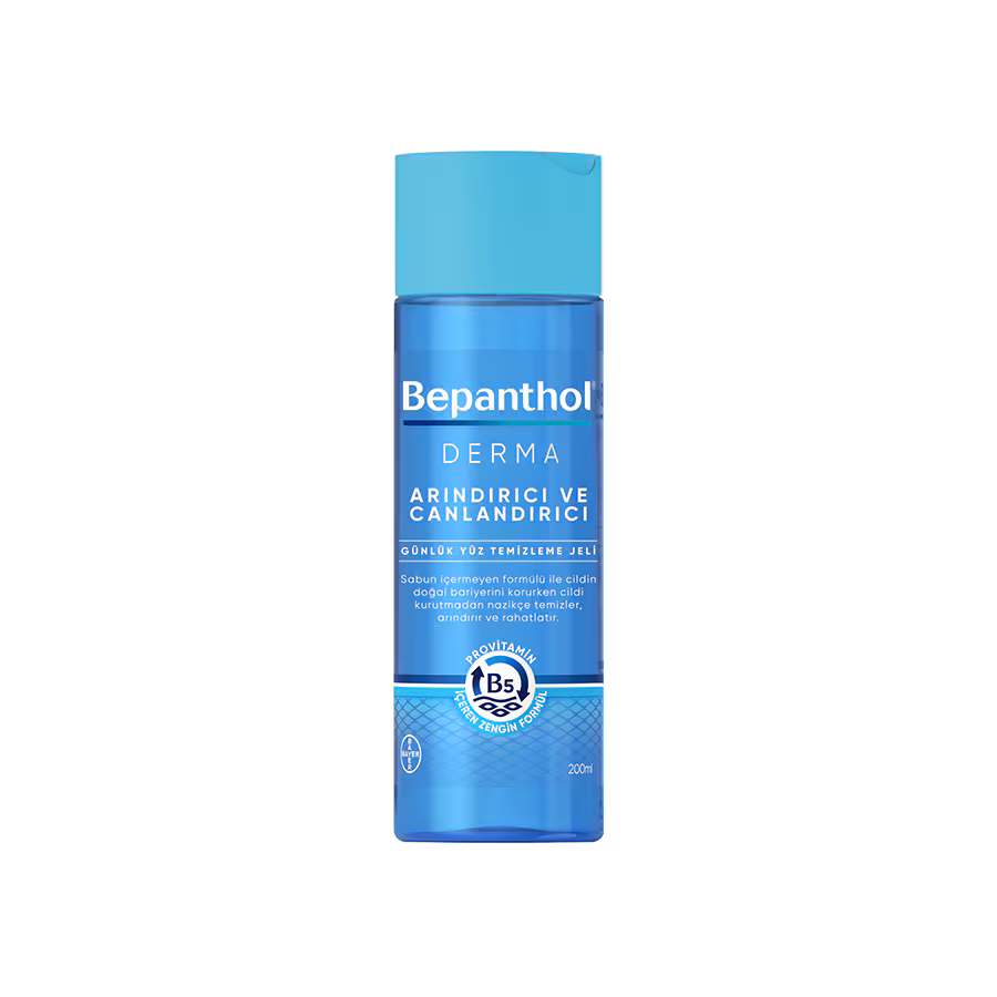 Bepanthol Derma Arındırıcı ve Canlandırıcı Günlük Yüz Temizleme Jeli 200 ml