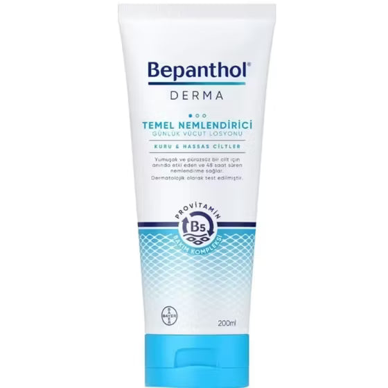 Bepanthol Derma Temel Nemlendirici Günlük Vücut Losyonu 200 ml