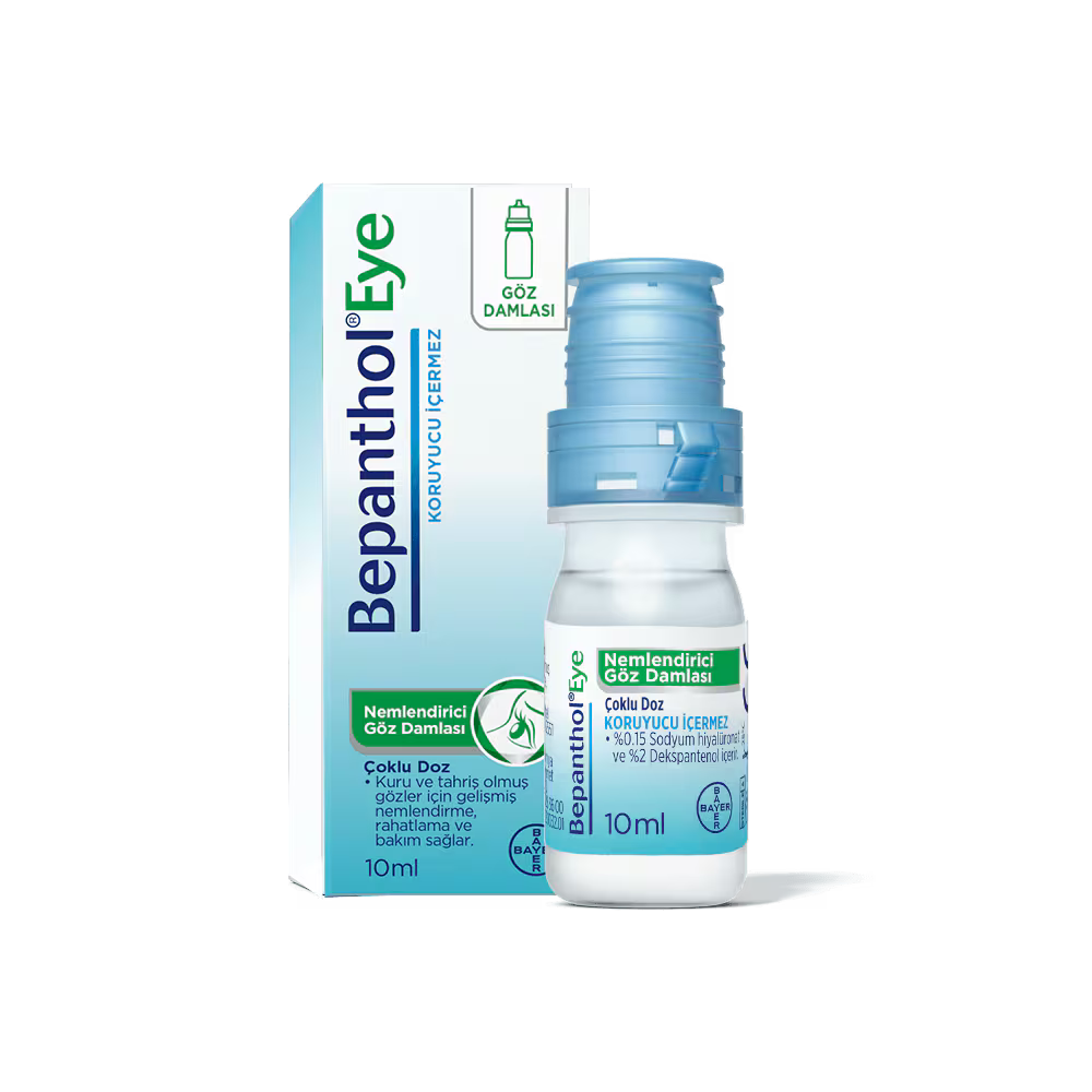 Bepanthol Eye Nemlendirici Göz Damlası (Çoklu Doz 10 ml)