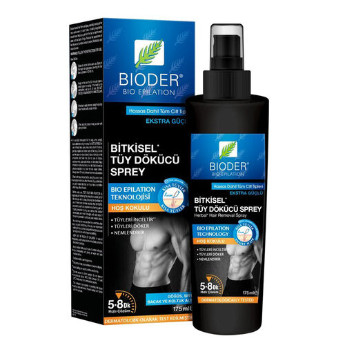 Bioder Bio Epilation Bitkisel Tüy Dökücü Sprey Erkek 175ml