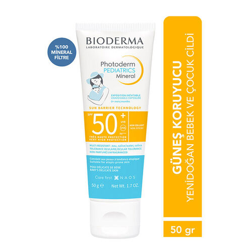 Bioderma Photoderm Pediatrics Mineral SPF50+ 50 Gr