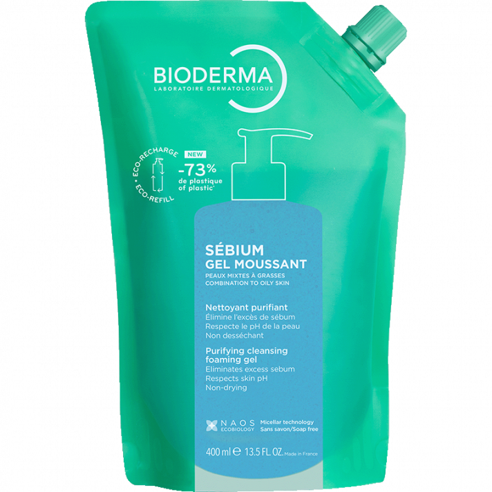 Bioderma Sébium Foaming Gel Refill 400 ml