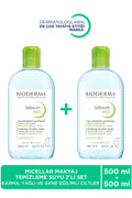 Bioderma Sébium H2O Makyaj Yüz ve Temizleme Suyu 2li Avantaj Paketi 2x500 ml