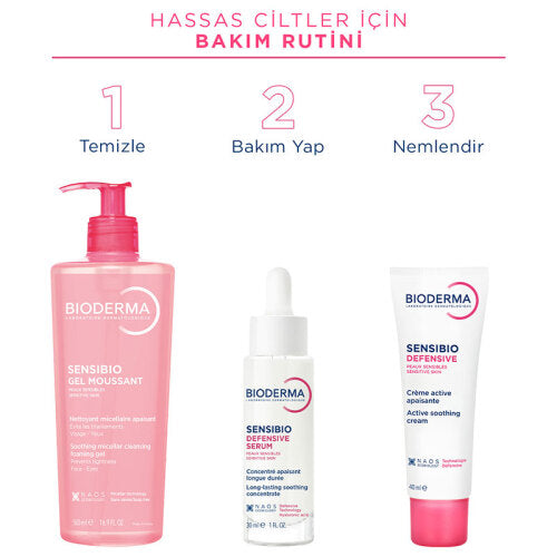 Bioderma Sensibio Gel Moussant 500Ml