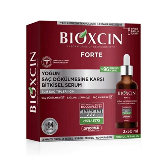 Bioxcin Forte Yoğun Saç Dökülmesine Karşı Serum (3 x 50 ml)