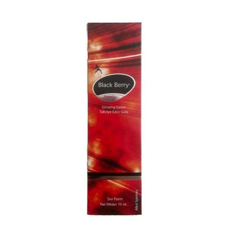 Black Berry 10ml Damla Ginseng