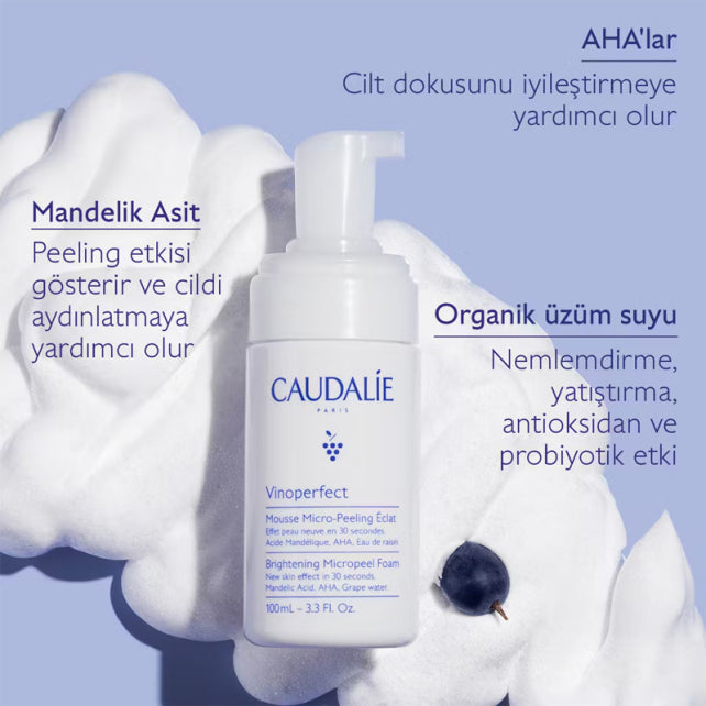 Caudalie Vinoperfect Brightening Micropeel Foam 100ml