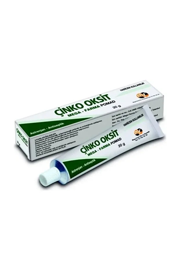 Çinko Oksit Pomad %15 20gr (mega Farma)