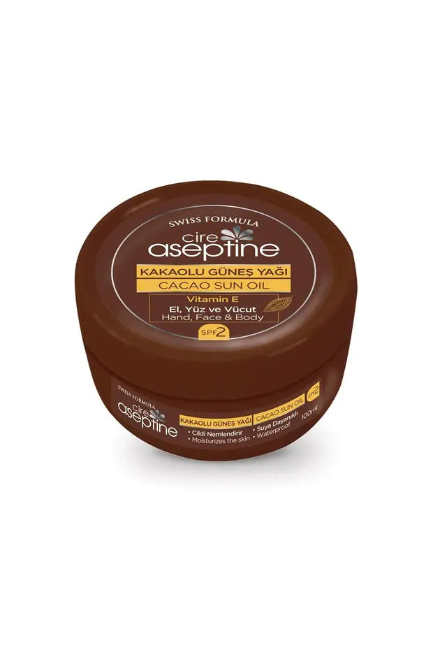 Cire Aseptine Bronzlaştirici Güneş Kremi̇ Kakao 100ml