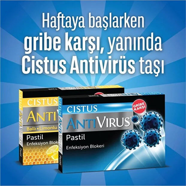 Cistus Anti Virus Balli Limonlu Pastil 10 Adet