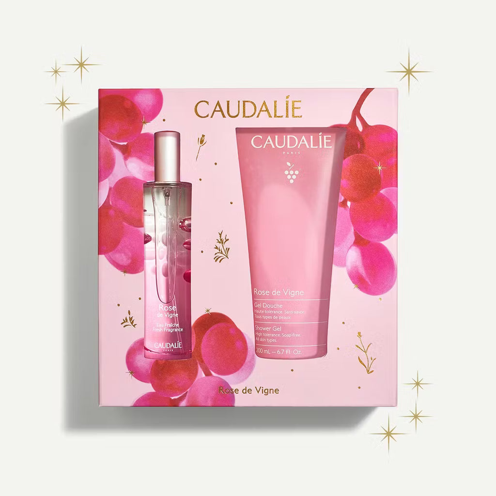 Caudalie Rose de Vigne Set Fresh Fragrance 50 ml + Shower Gel 200 ml