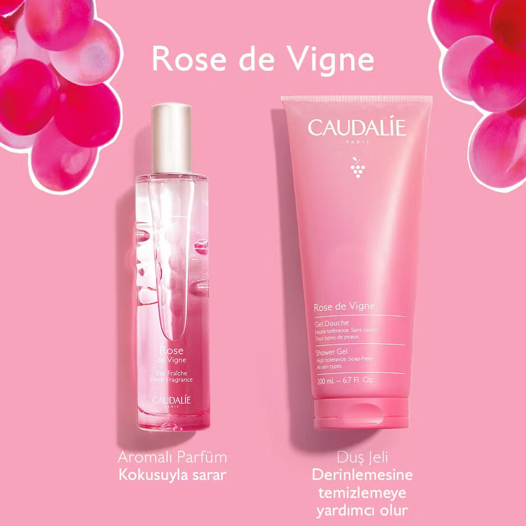 Caudali Rose De Vigne Set Fresh Fragrance 50ml + Shower Gel 200ml