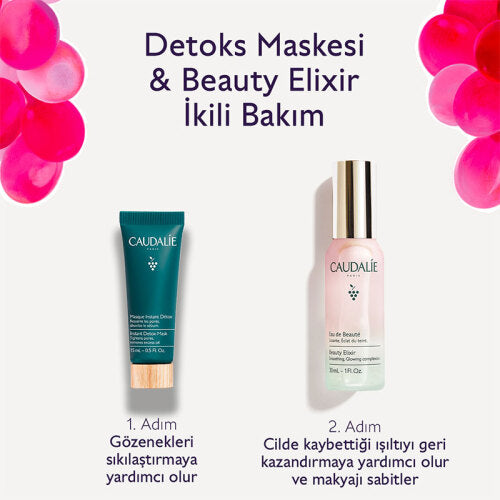 Caudalie Beauty Elixir Detox Glow Trio Set