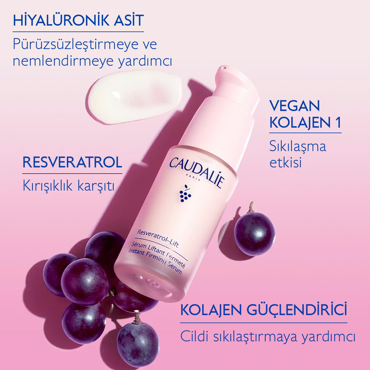 Caudalie Resveratrol Lift Instant Firming Serum 30ml