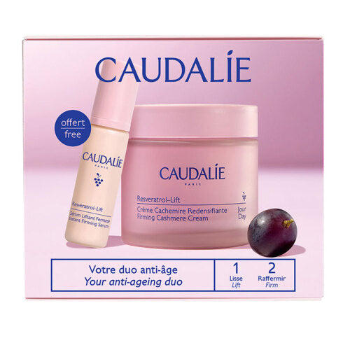 Caudalie Resveratrol Lift Serum 10ml+Day Cream 50ml Set
