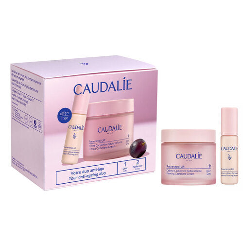 Caudalie Resveratrol Lift Serum 10ml+Day Cream 50ml Set
