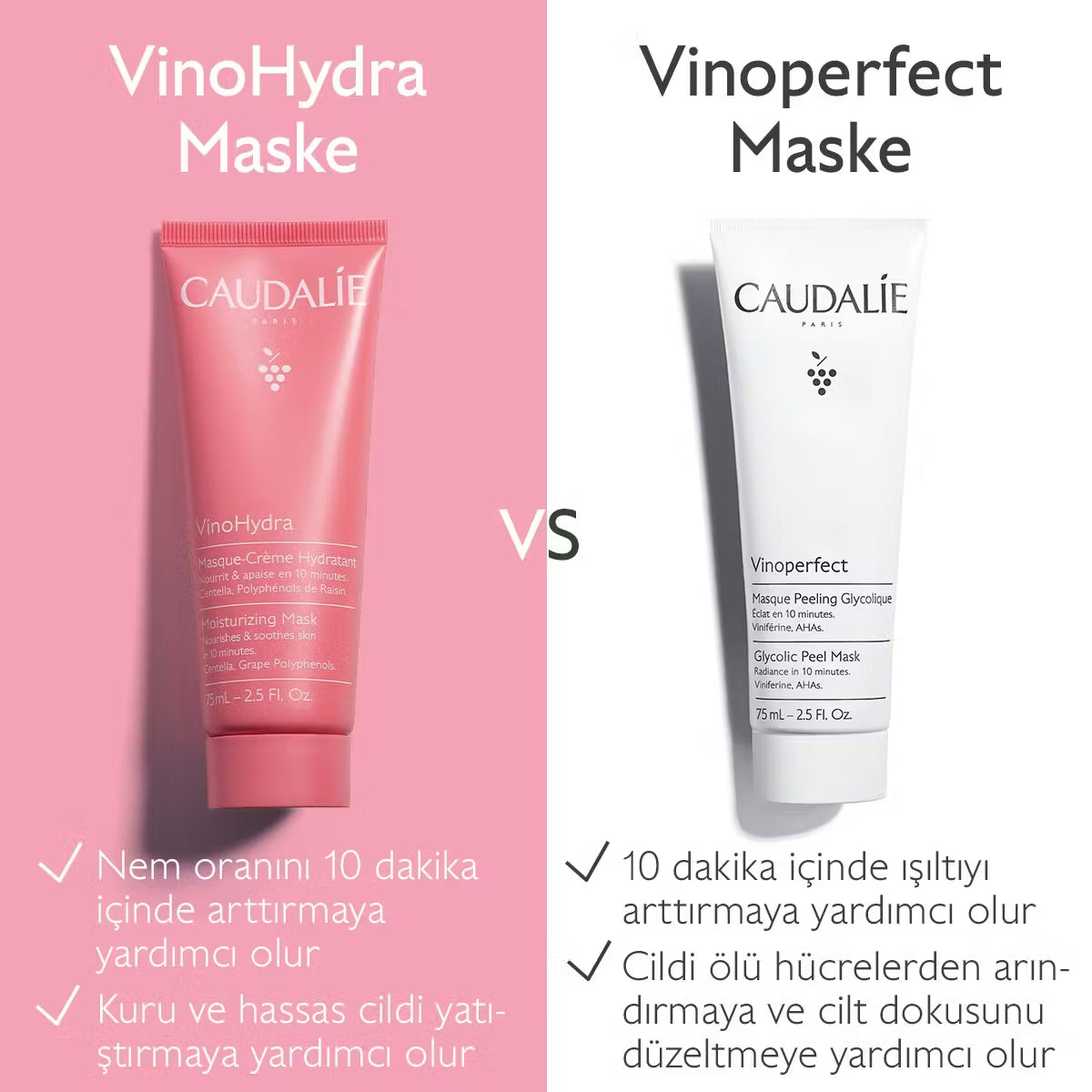 Caudalie VinoHydra Moisturizing Mask 75ml
