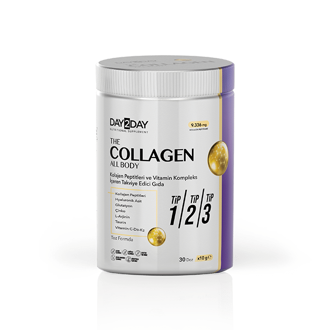 DAY2DAY THE Collagen ALL BODY 300GR TOZ Kollajen Peptitleri Vitamin Kompleks