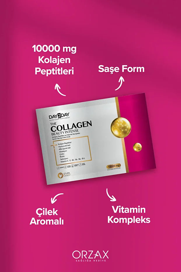 DAY2DAY THE Collagen Beauty Intense Çilek 30 SAŞE