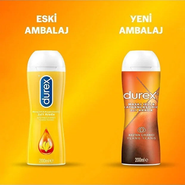Durex 2in1 Massage Gel Sensual 200ml Ylang Ylang