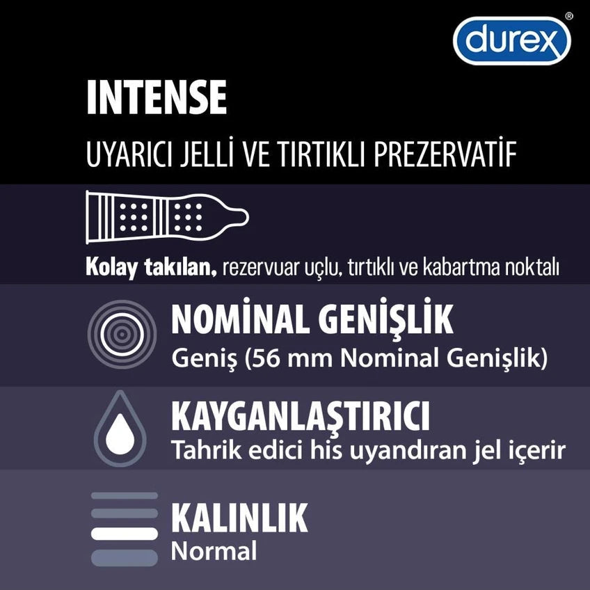 Durex Intense Prezarvatif 10 Lu