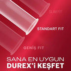 Durex Yakin Hisset Prezervatif 8 Adet Standart Fit