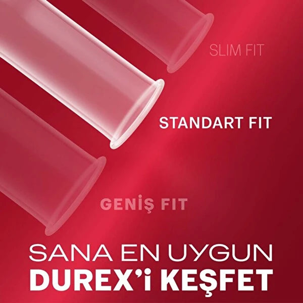 Durex Yakin Hisset Prezervatif 8 Adet Standart Fit